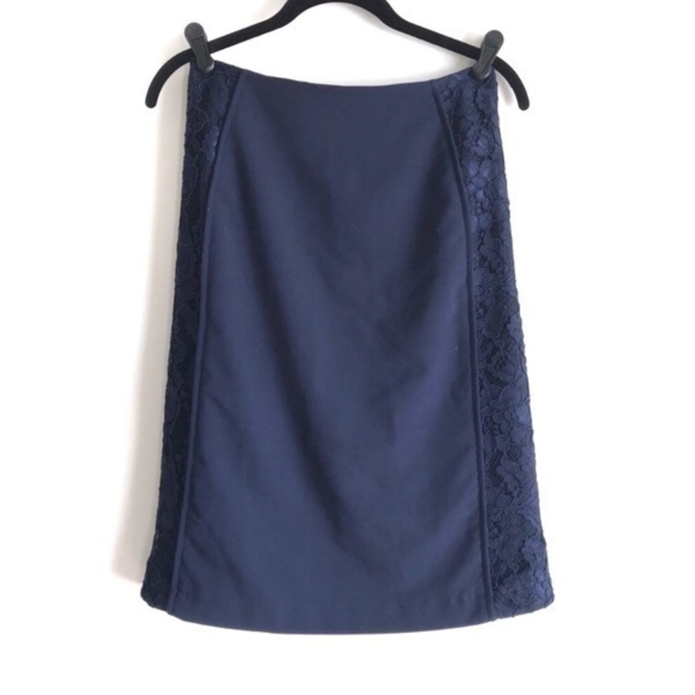 DownEast DE Collection Navy Pencil Skirt xs